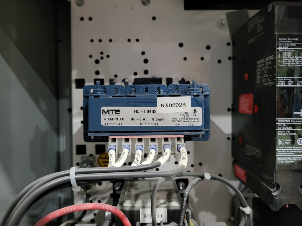 MTE CORPORATION Line/Load Reactor RL-00403 4A 3-Phase