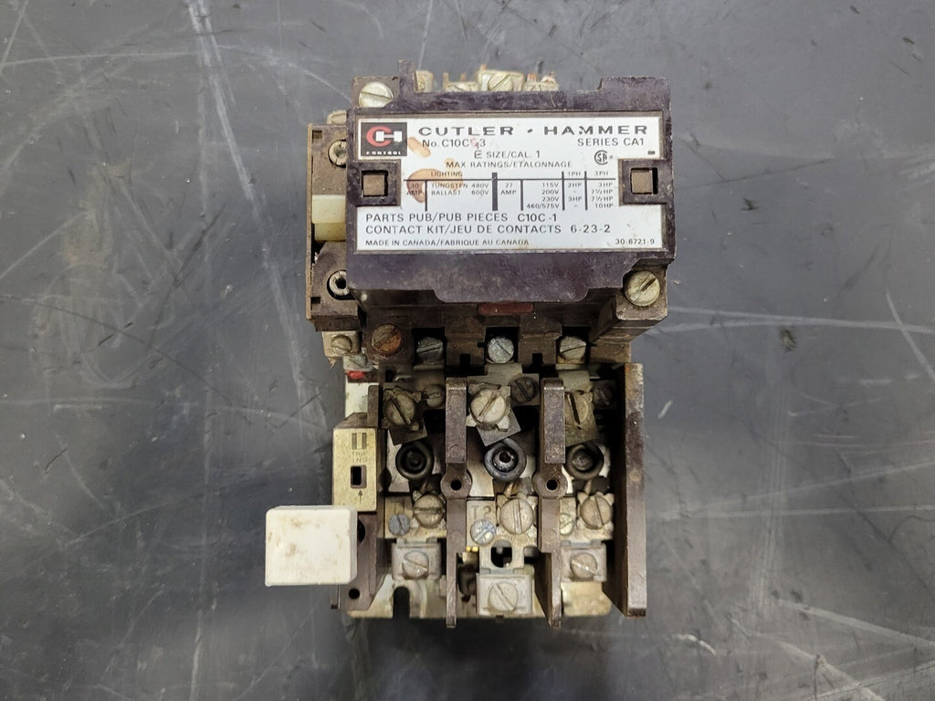 CUTLER-HAMMER 10 hp 27 Amp 575 Volts Contactor C10CG3