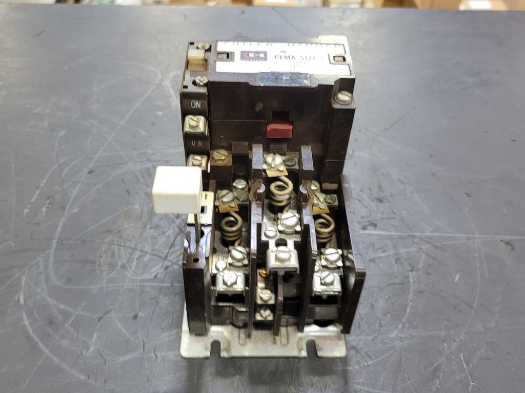 CUTLER-HAMMER 27 Amp, NEMA Size 1 Electric Motor Starter A50CNV0