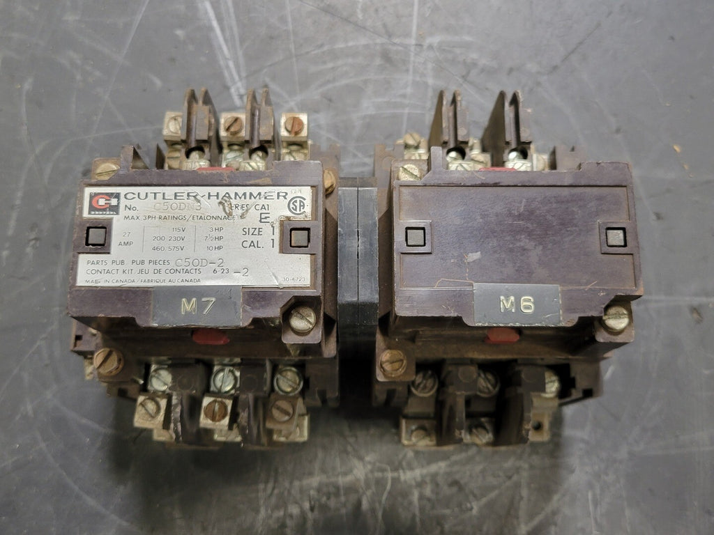 CUTLER-HAMMER 27 Amp Reversing Contactor C50DN3