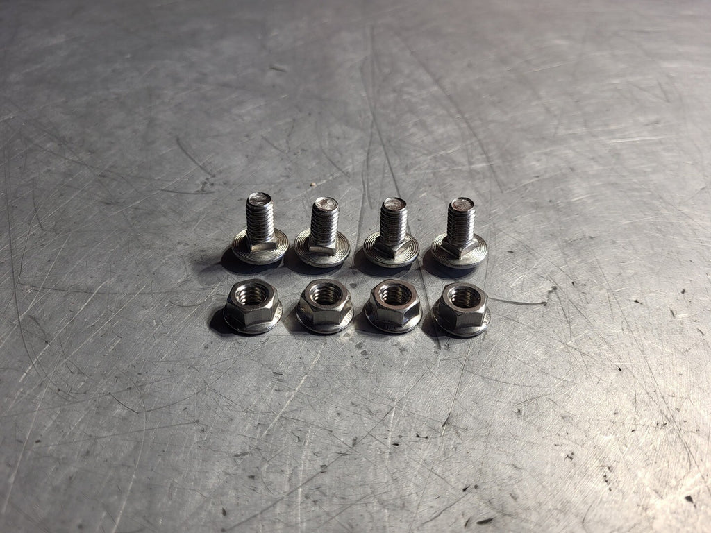PAULIN 3/8"-16" x 3/4" 316 SS Carriage Bolt w/ Flange Nut HDW4KITSS