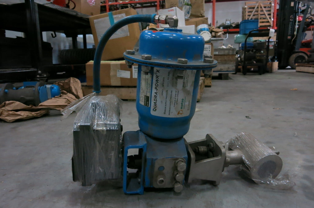 JAMESBURY Spring-Diaphragm Actuator QPX1C w/ Ball Valve & Pneumatic Positioner 