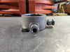 CROUSE-HINDS 3/4" Conduit Outlet Box GRF229 W/ Two Connectors