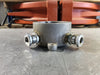CROUSE-HINDS 3/4" Conduit Outlet Box GRF229 W/ Three Connectors