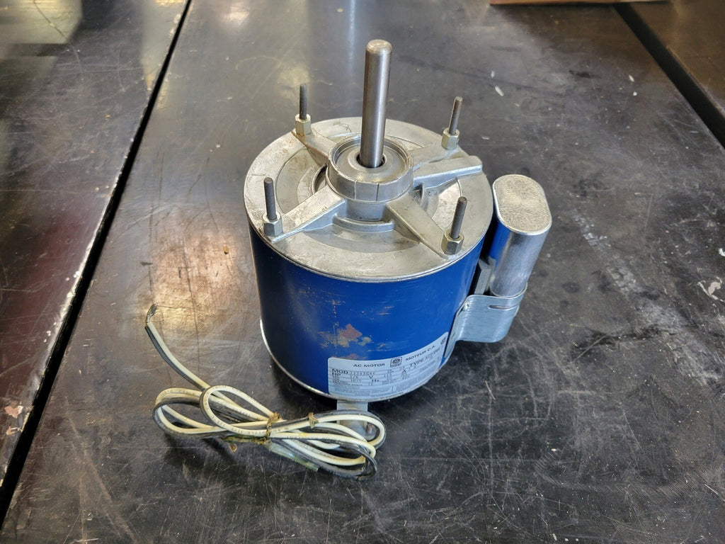 GE MOTORS 1/6 hp, 115 volts, 1075 rpm, 33 Electric Motor 3J343GX6