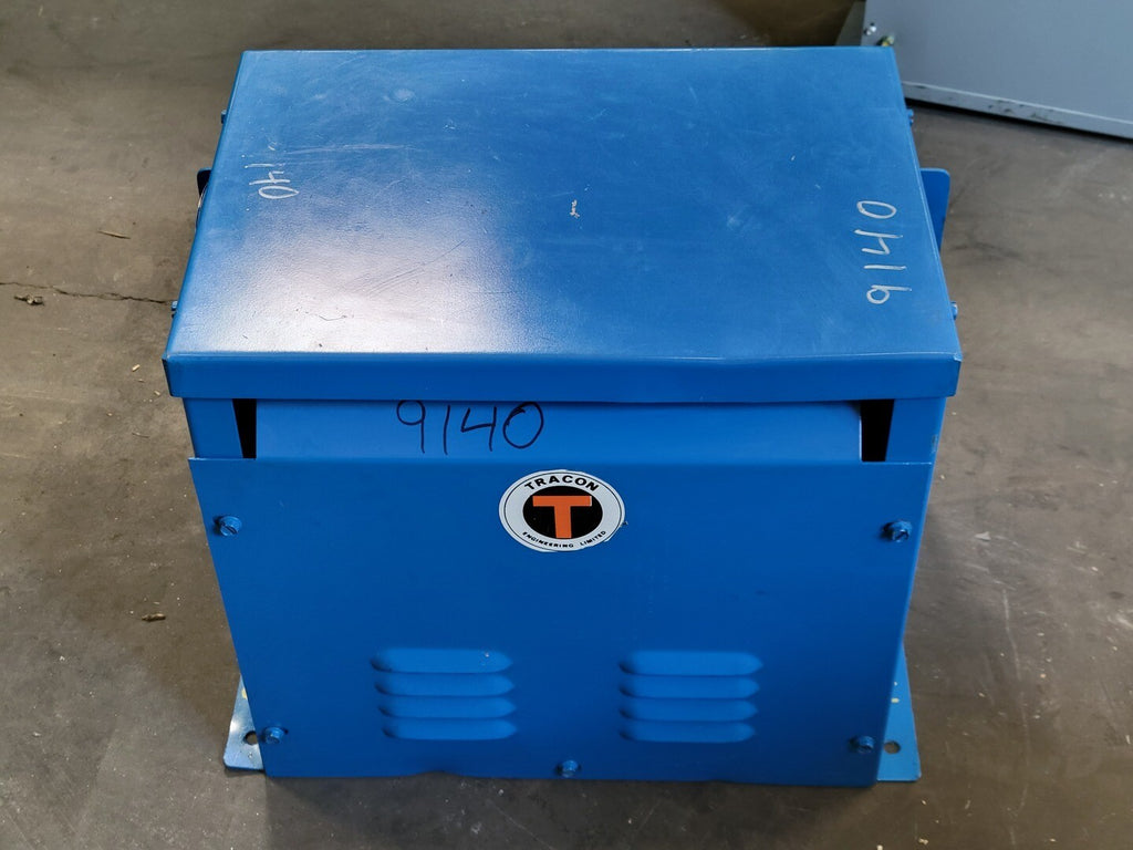 TRACON ENGINEERING 7.5 kVA Transformer, 480 pri. volt, 185/107 sec. volt 3DLHZEZY