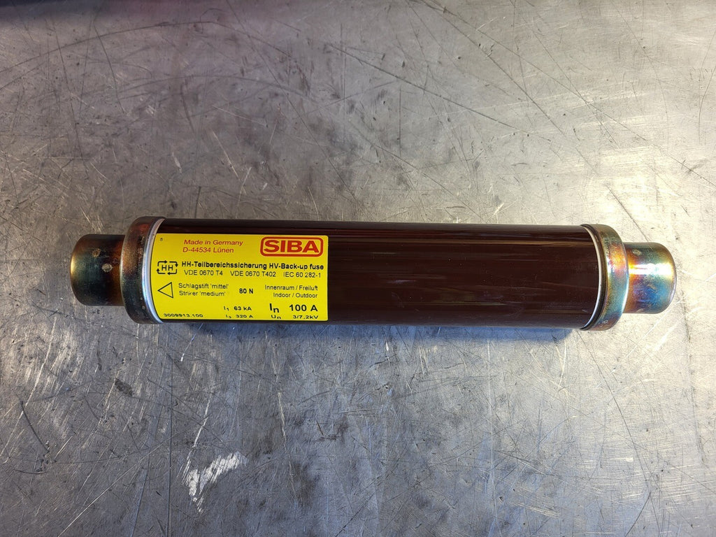 SIBA 100 Amp HV-Backup Fuse-Link 3009913.100