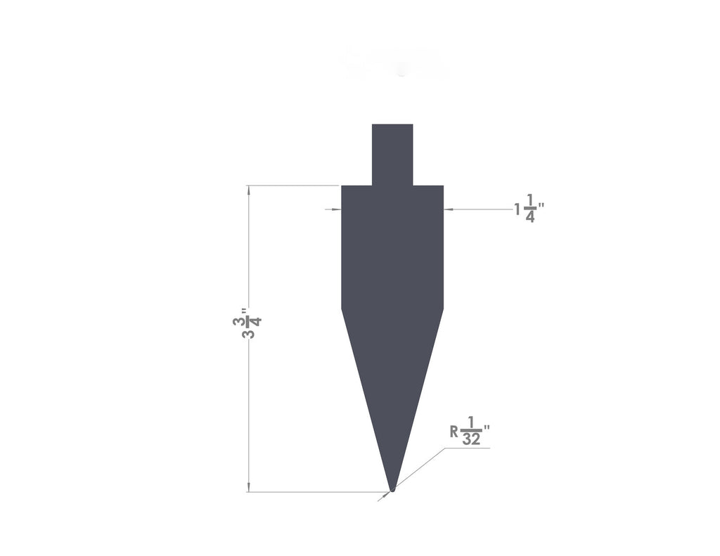 AGE 30 Degree Forming Punch GAT30-2