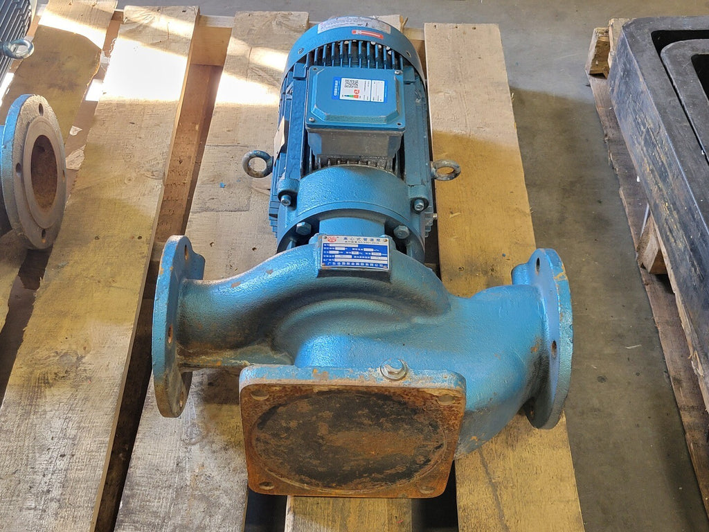 LINGXIAO PUMP INDUSTRY CO. LTD 10 hp 396 GPM Centrifugal Pump GD100-30T W/ Motor LXP 132S2-2