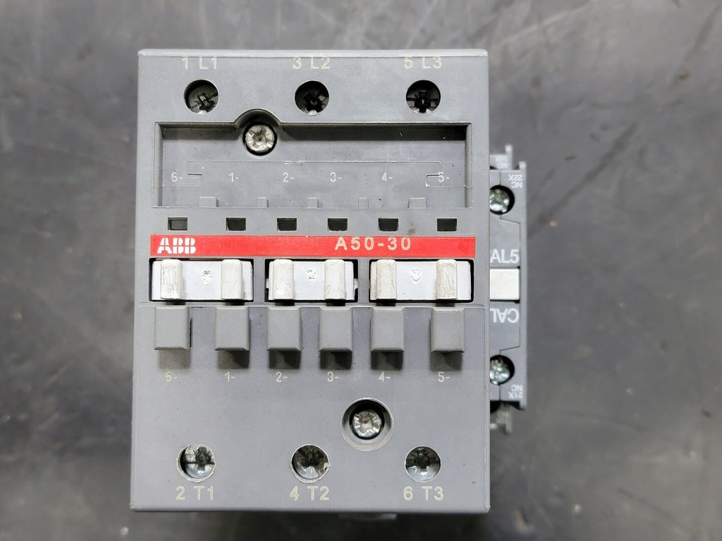 ABB 100 Amp, 3 Pole, 1NO + 1NC, 175/208 VAC Coil Contactor A50-30-11-34