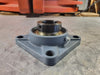 NATIONAL BEARING 4-Bolt Square Flange Block Ball Bearing UCF208-24 1-1/2" Bore w/ Insert