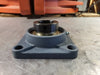 NATIONAL BEARING 4-Bolt Square Flange Block Ball Bearing UCF208-24 1-1/2" Bore w/ Insert