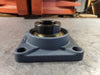NATIONAL BEARING 4-Bolt Square Flange Block Ball Bearing UCF208-24 1-1/2" Bore w/ Insert