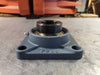 NATIONAL BEARING 4-Bolt Square Flange Block Ball Bearing UCF208-24 1-1/2" Bore w/ Insert