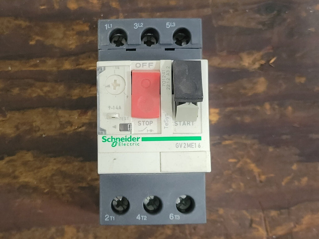 SCHNEIDER ELECTRIC 14 Amp, 3 Pole, 690 volts Circuit Breaker GV2ME16