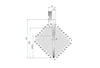 EUROSTAMP Part No. 1086 @ 415mm 30 Degree Punch