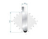 EUROSTAMP Part No. 1283 @ 805mm 60 Degree Punch (Segmented) 