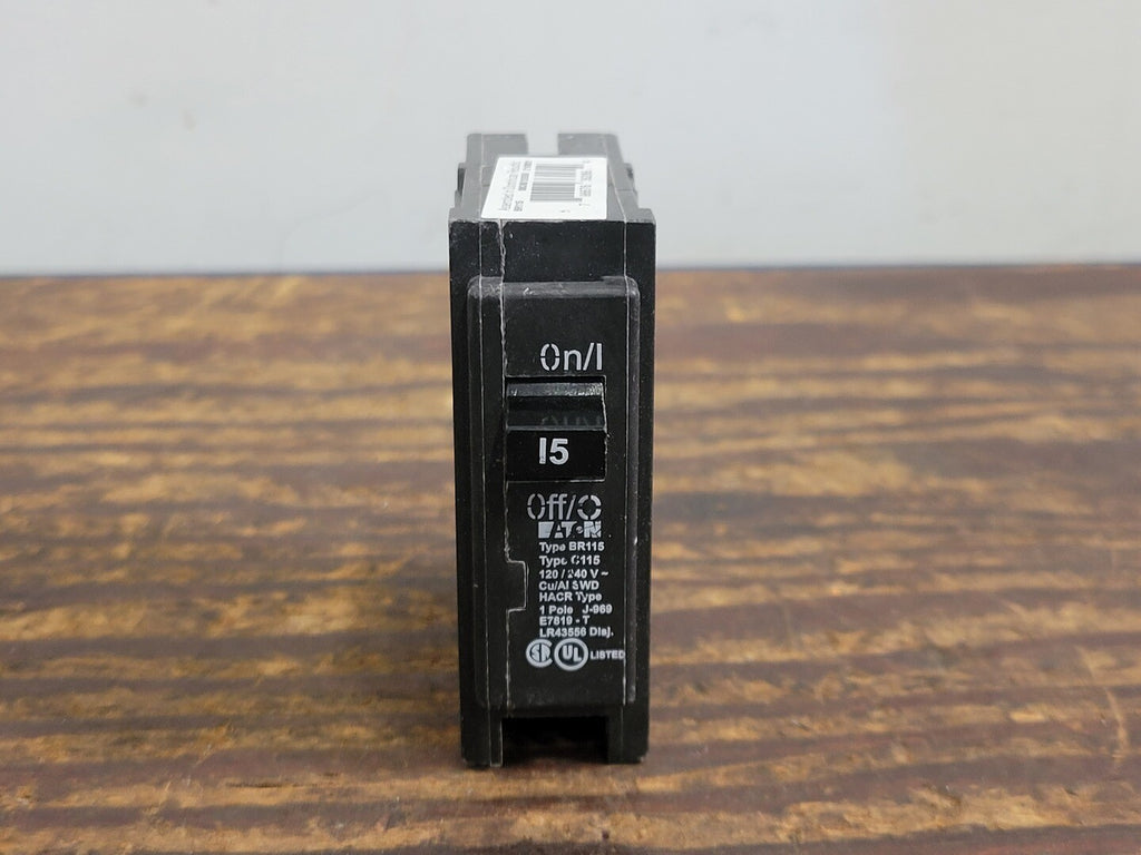 EATON 15 Amp, 1 Pole, 120/240 volts Circuit Breaker BR115