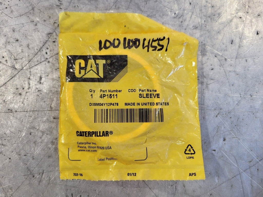 CATERPILLAR Thermostatic Valve Sleeve 4P1511