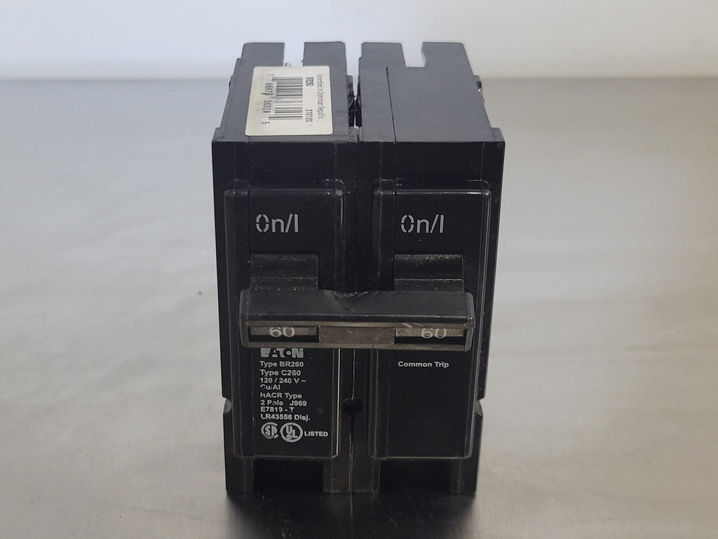 EATON 60 Amp, 2 Pole, 120/240 volts Circuit Breaker BR260