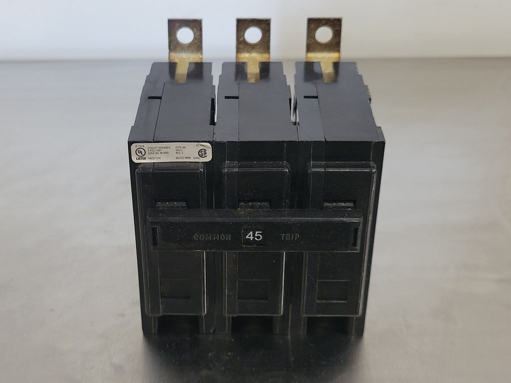 EATON 45 Amp, 3 Pole, 240 Volts Circuit Breaker BAB3045H