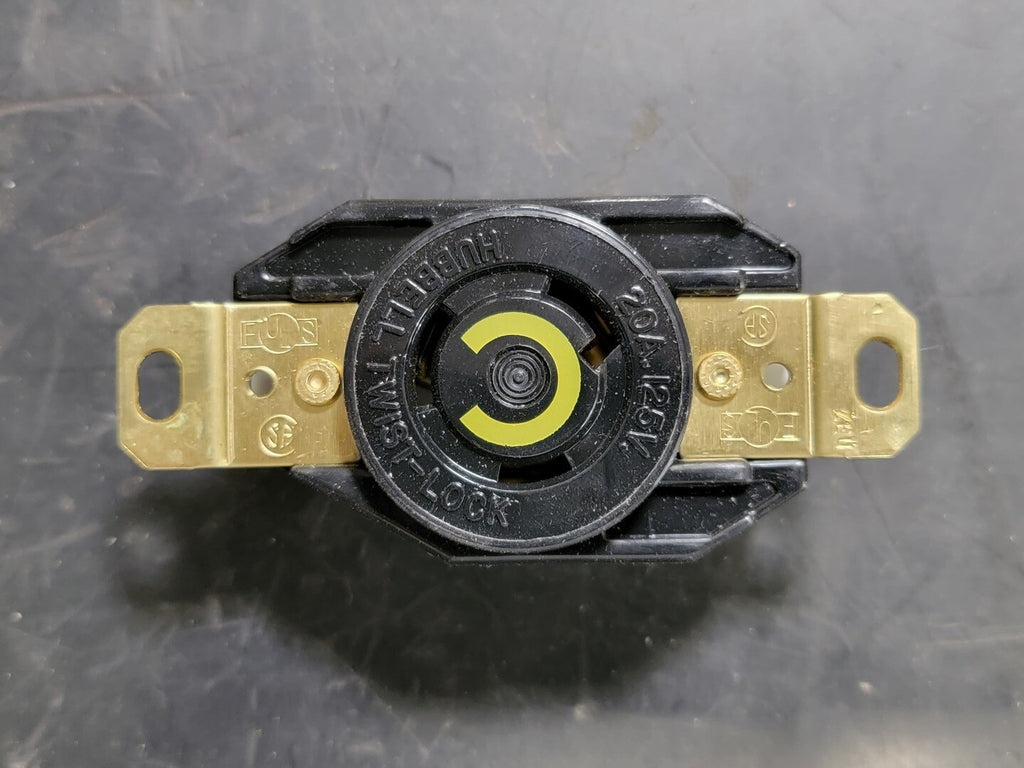 HUBBELL 20 Amp, 125 volts Twist Lock Receptacle HBL2310