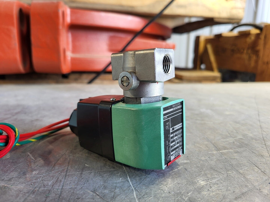 ASCO 1/4" 2-Way Solenoid Valve 8262P220MS