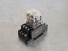 OMRON 10 Amp Power Relay LY3N-AC110/120 w/ Relay Socket PTF11A