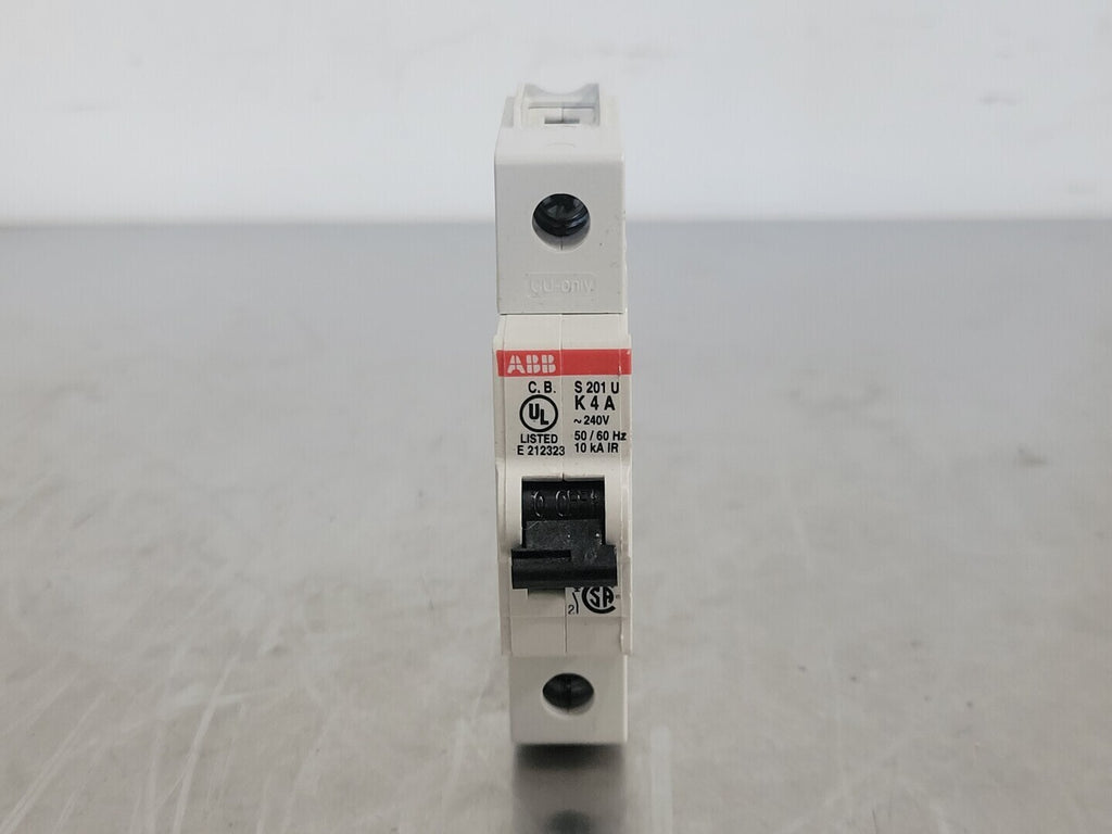 ABB 4 Amp, 1 Pole, 240 volts Circuit Breaker S201-K4
