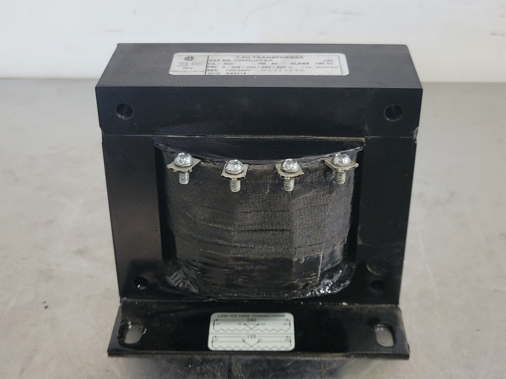 REX MANUFACTURING 500 VA Transformer 600/208 Pri. Voltage 12/24 Sec. Voltage, CS500JBHCB-Z