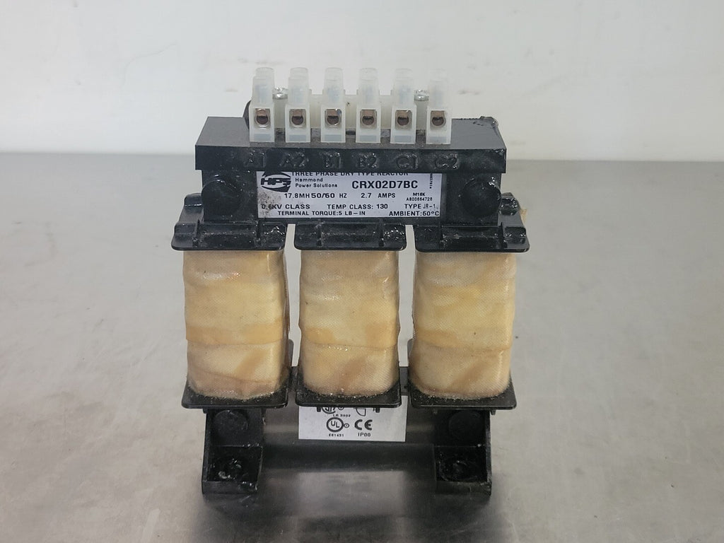 HAMMON POWER SOLUTIONS INC. 0.6 kVA Control Transformer 600 Volts CRX02D7BC