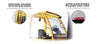EEVELLE FORKSHIELD Universal Clear Windshield FS1 40"L x 45.5"W 