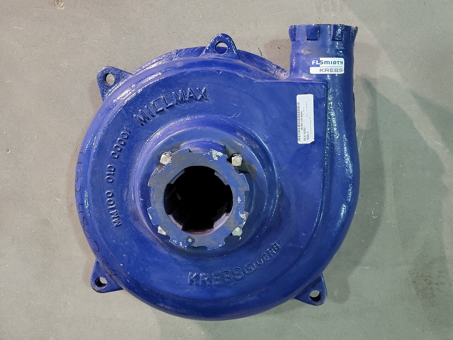 Assembly Casing Condensor KREBS FLSMIDTH Pump Casing Assembly MM100-010-00001