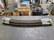 GATES 3/4" x 30" Hydraulic Hose 12EFG4K 4000 PSI w/ 1-1/8" Fittings (Set of 4)