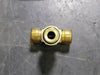 1/2" Threaded Branch Tee M-08 ORFS X M-08 ORFS Brass (Bag of 2)