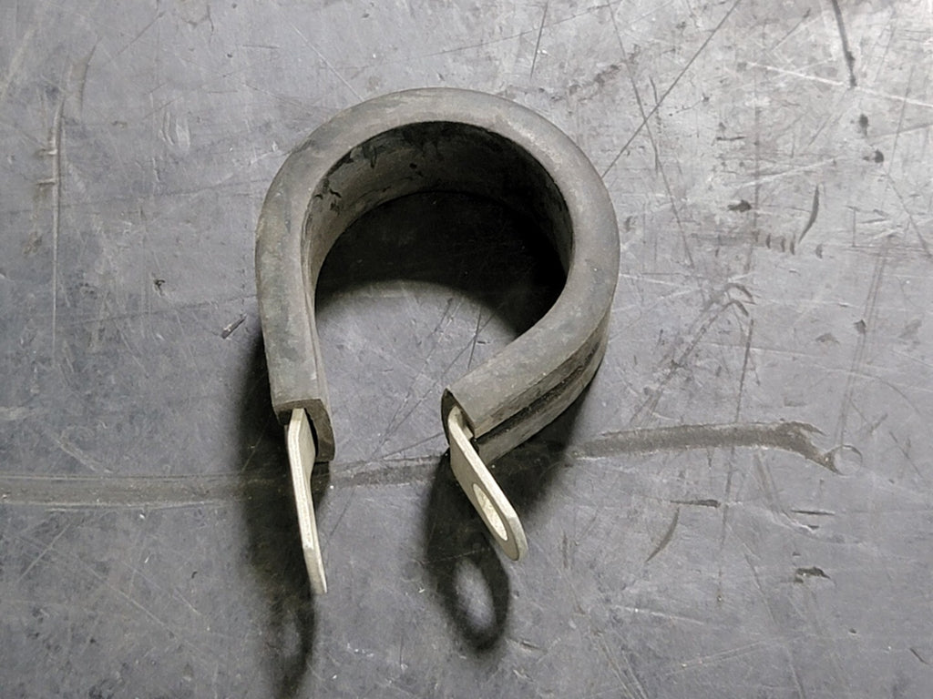 1" Cushioned Hose Clamp Loop Strap (Bag of 50)