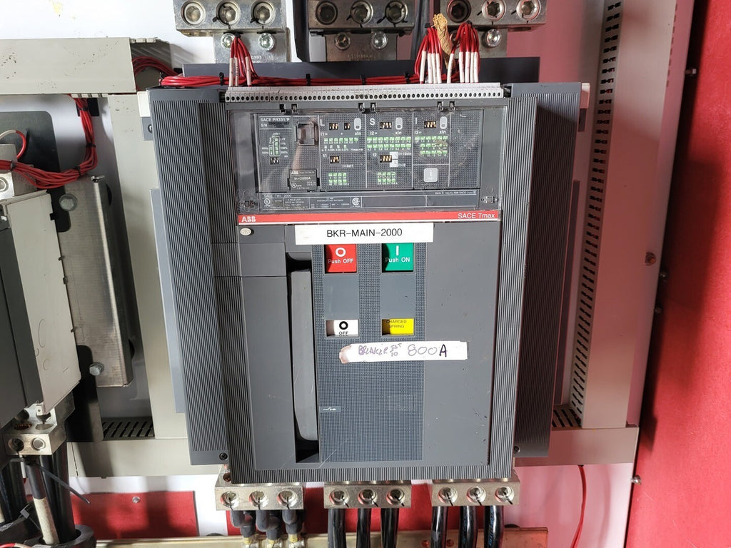ABB 2000 Amp, 3 Pole, 600 volts Circuit Breaker SACE T8V 2000