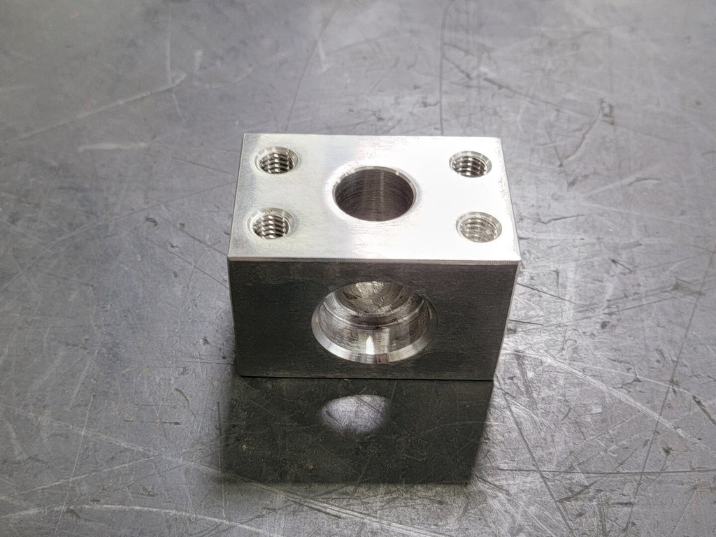 SEALUM 3/4" Socket Weld Pipe x 3/4" Code 61 Elbow Block 1808-12-12 4-Bolt