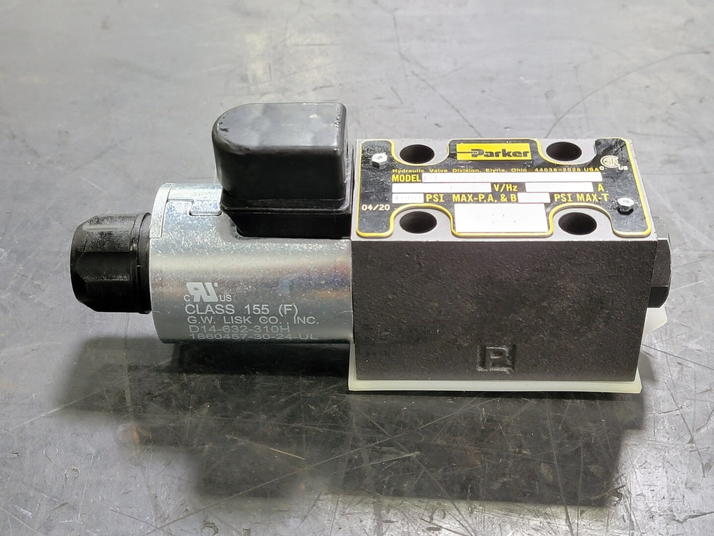 PARKER Directional Control Valve D1VW020BNJW4 24VDC 4000 PSI