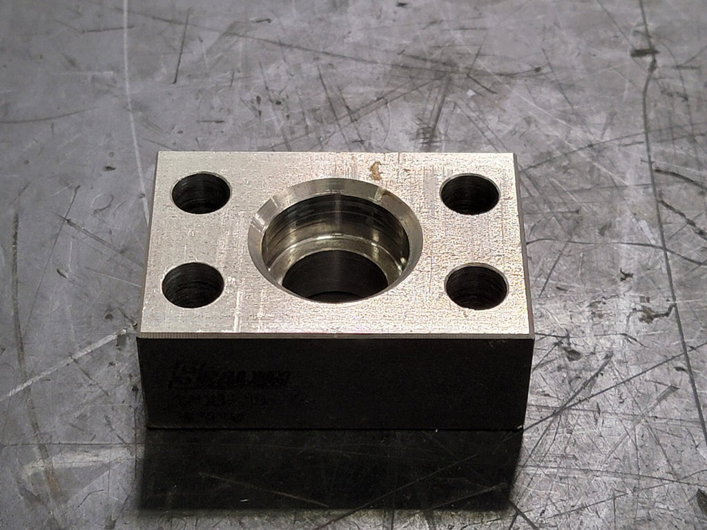 SEALUM 1" Socket Weld Tube x 3/4" Code 61 Flange Block 1208-16-12 4-Bolt