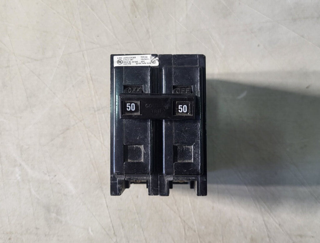 CUTLER-HAMMER 50 Amp, 2 Pole, 120/240 volts Circuit Breaker BA250