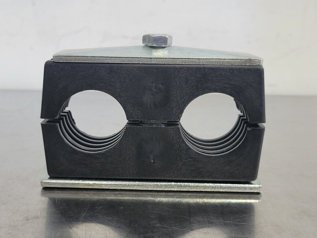 Twin Assembly Pipe Clamp 1-1/4" Hole