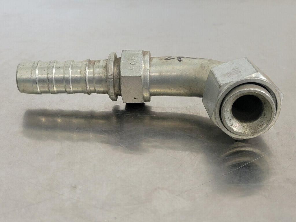 GATES 3/4" 90 deg Hose End Crimp 12GS-12FJX90 (Bag of 3)