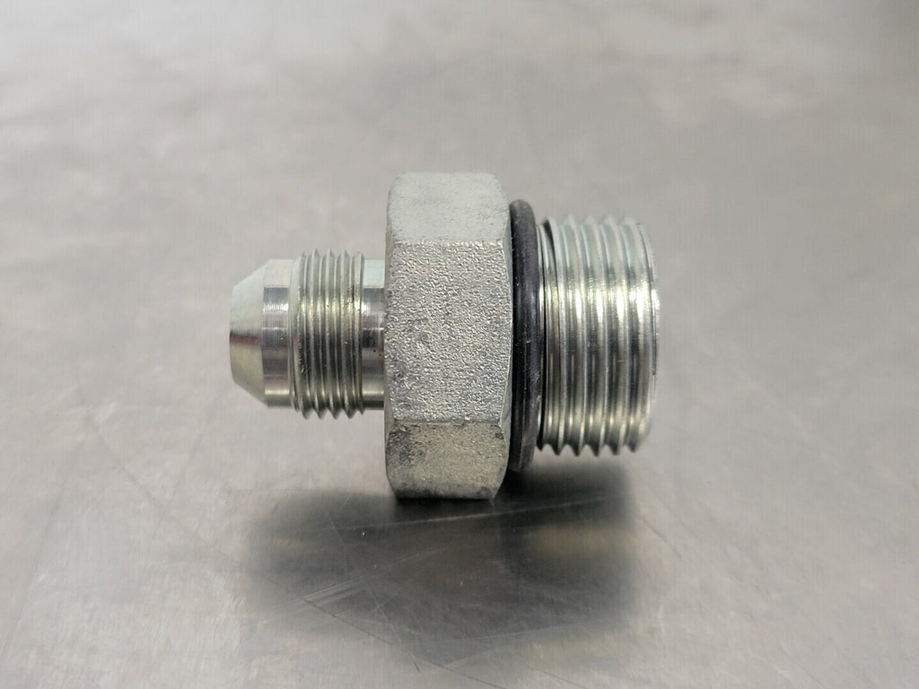 BRENNAN INDUSTRIES Hydraulic Adapter M-12 ORB X M-08 JIC 3/4" x 1/2" (Bag of 9)