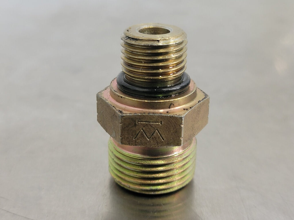 Hydraulic Adapter M-08 ORFS X M-06 ORB 1/2" x 3/8" (Bag of 3)