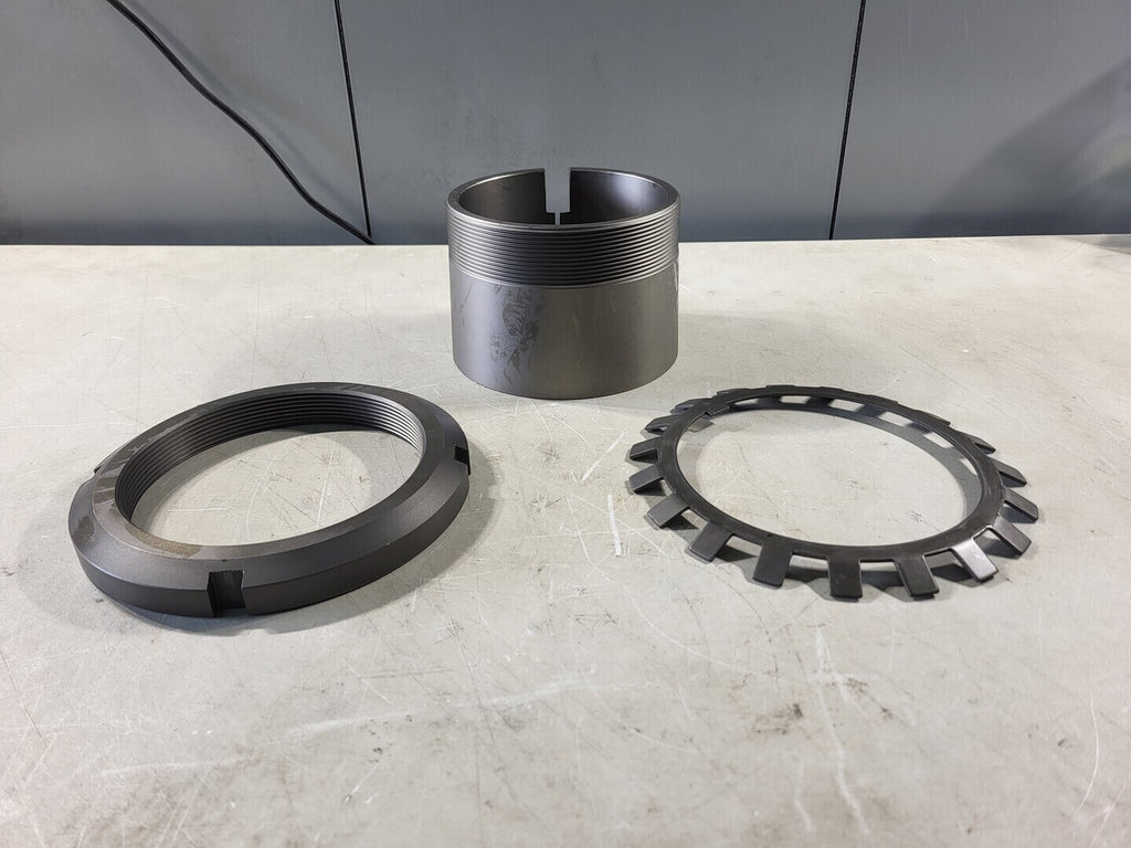 SKF Adapter Sleeve H3134, 150mmx220mmx121mm w/ KM Locknut & MB Lock Washer