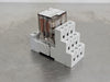 ALLEN-BRADLEY 15 Amp, 24 VDC, 8-Pins General Relay 700-HB32A1 w/ Relay Socket 700-HN153