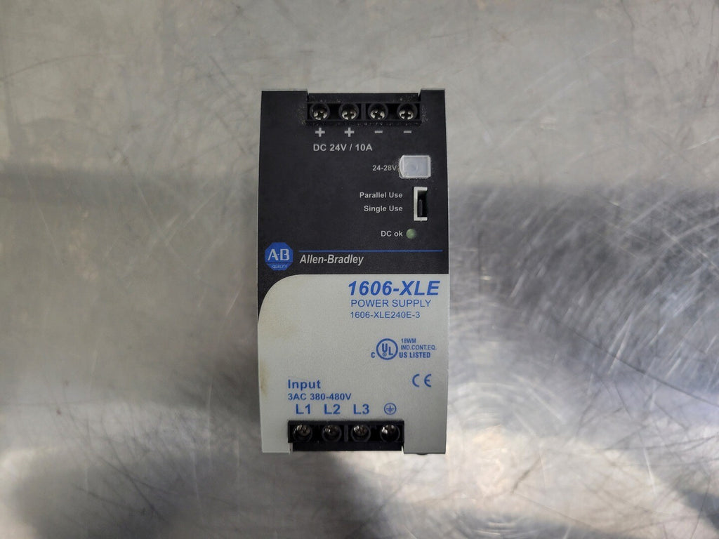 ALLEN-BRADLEY 0.9 Amp, 380/480 Volts Power Supply 1606-XLE240E-3