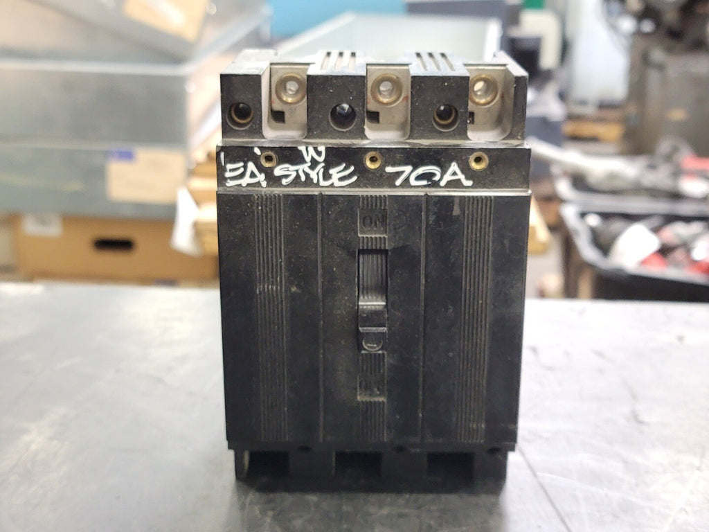 WESTINGHOUSE 70 Amp, 3 Pole, 240 volts Circuit Breaker 1632943A
