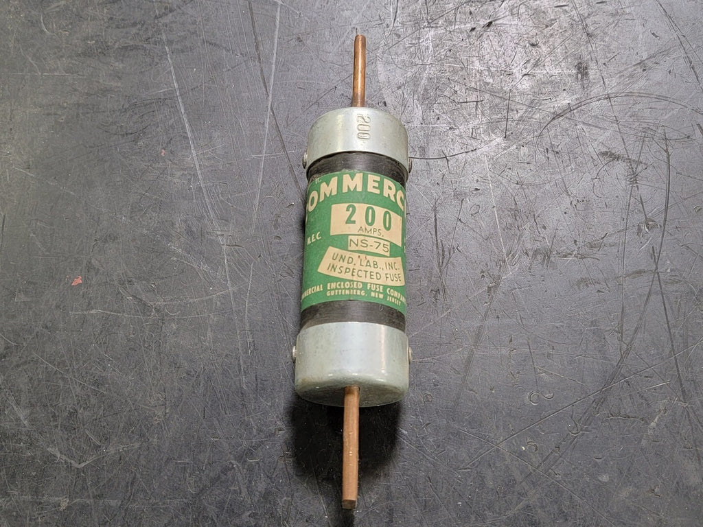 COMMERCIAL ENCLOSED FUSE 200 Amp Fuse NS-75